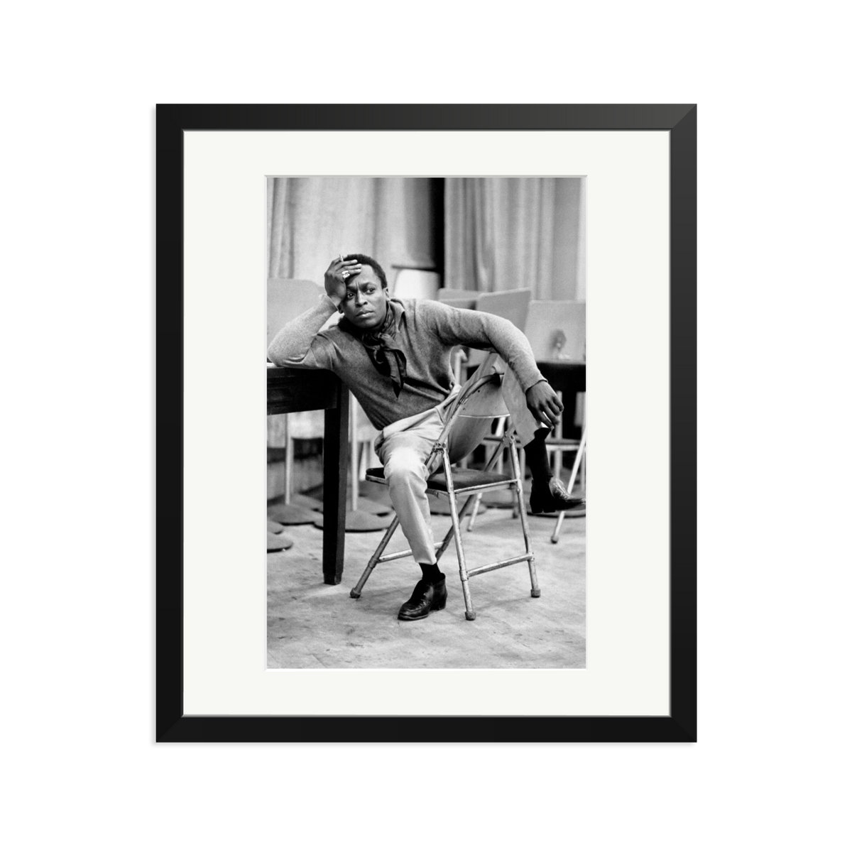 Miles Davis At 30th Street Studios Black Large