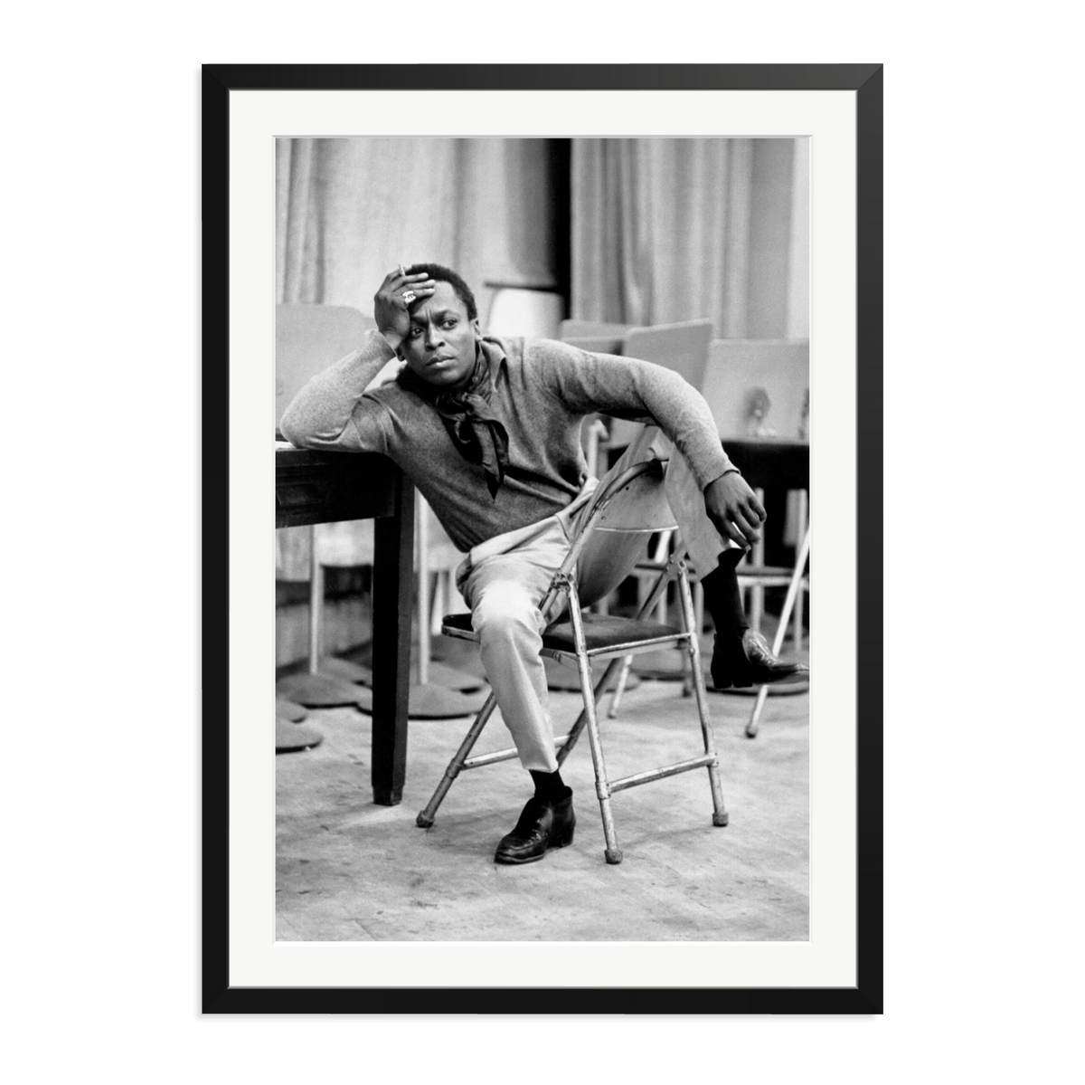 Miles Davis At 30th Street Studios Black XXL