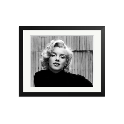 Marilyn Monroe Posing Framed Print Black Medium