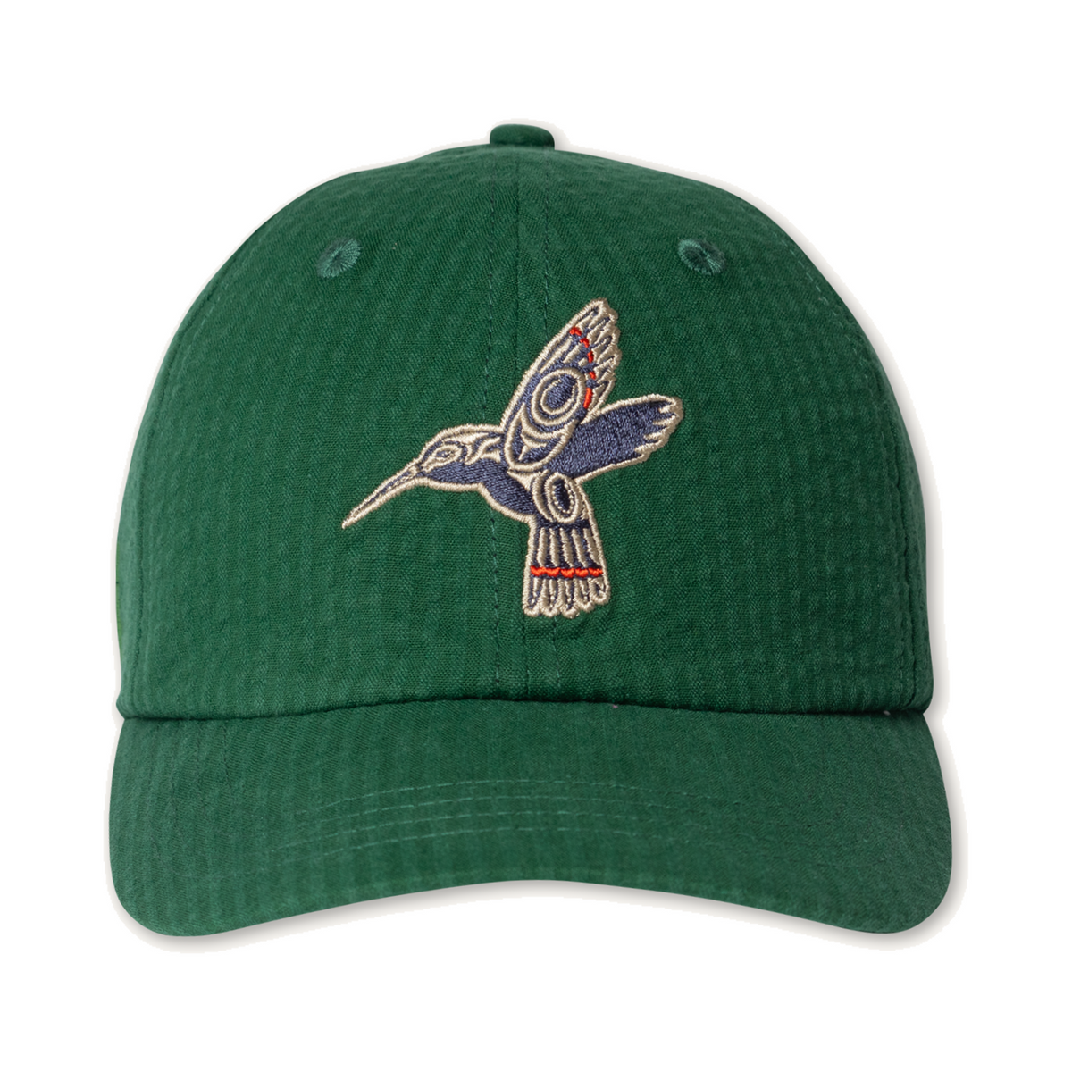 Mr. Lynch's Directors Cap in Summer Seersucker Irish Racing Green