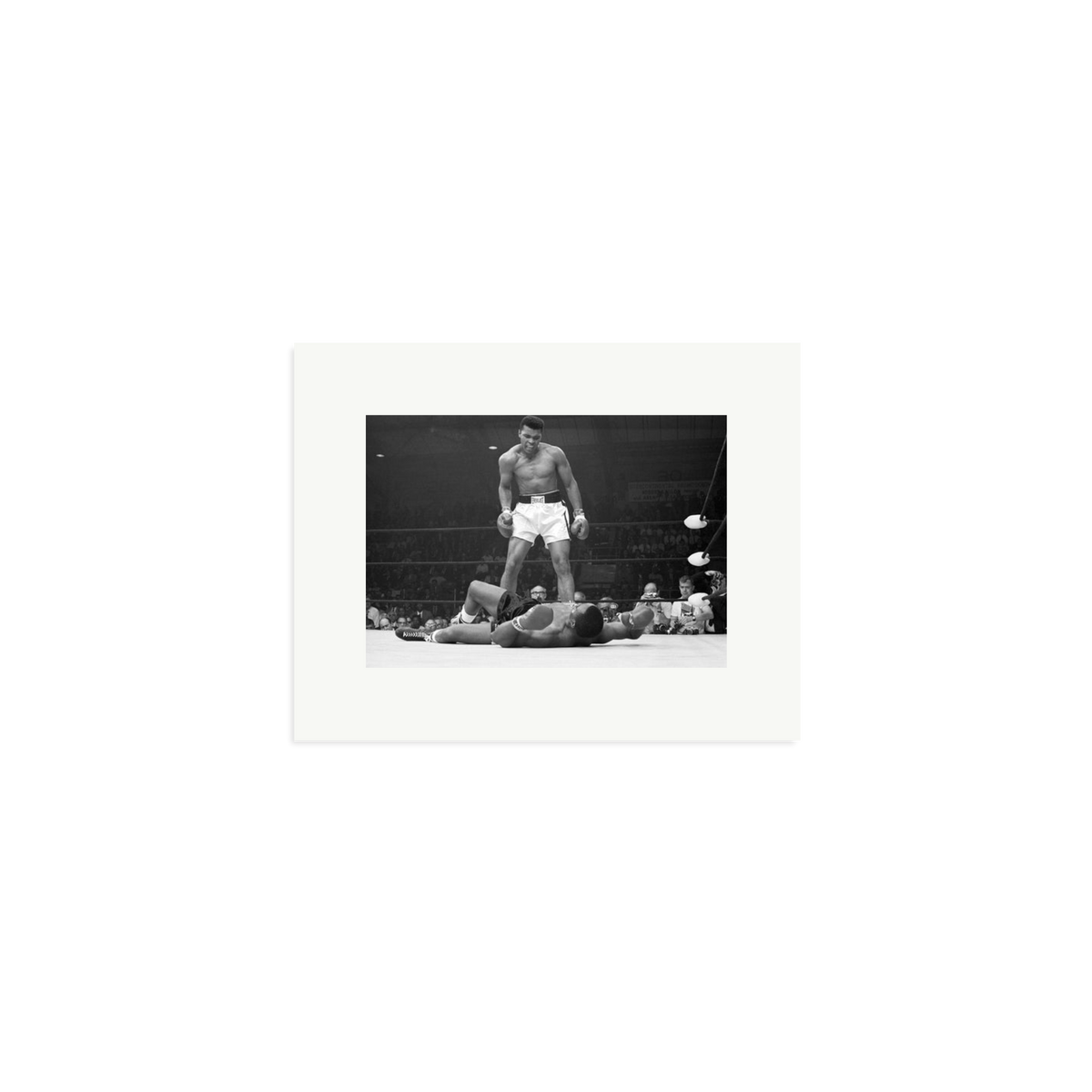 Muhammad Ali Taunting Sonny Liston Framed Photograph Print Only Small