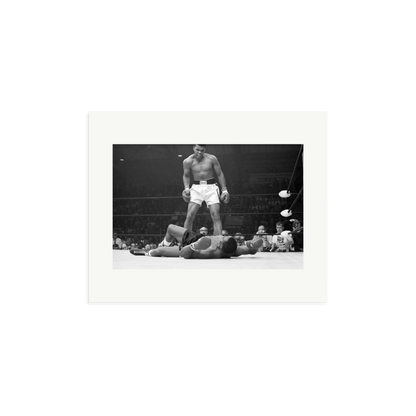 Muhammad Ali Taunting Sonny Liston Framed Photograph Print Only Medium