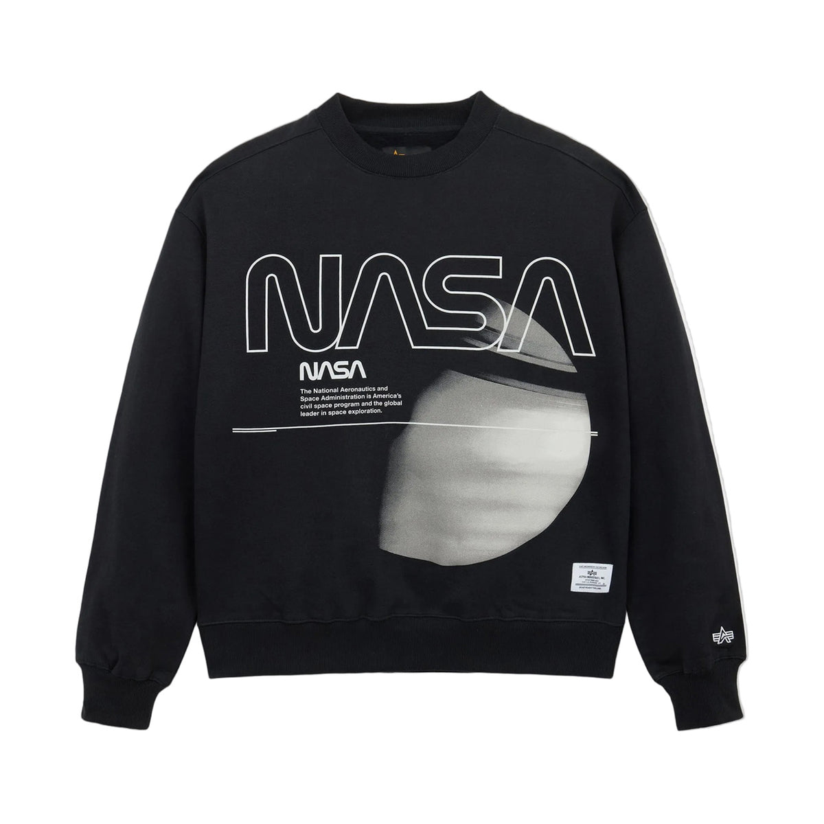 Alpha Industries NASA GALAXY ESSENTIAL CREW SWEATSHIRT