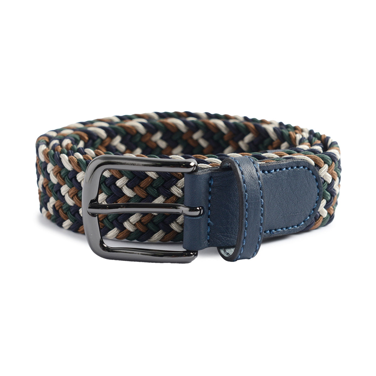 Norse Projects Woven Elastic Belt Green