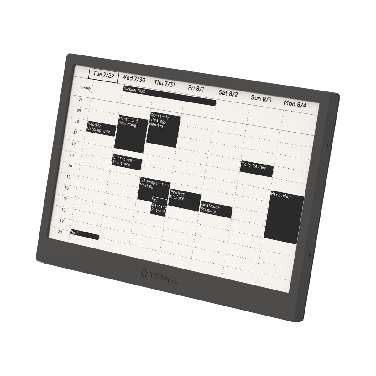 TRMNL Open Source Home Display Black