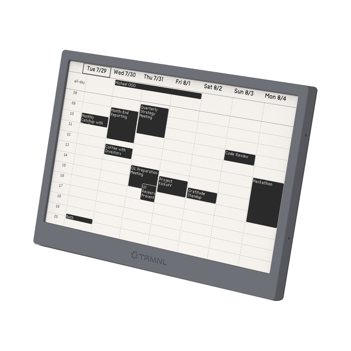 TRMNL Open Source Home Display Gray