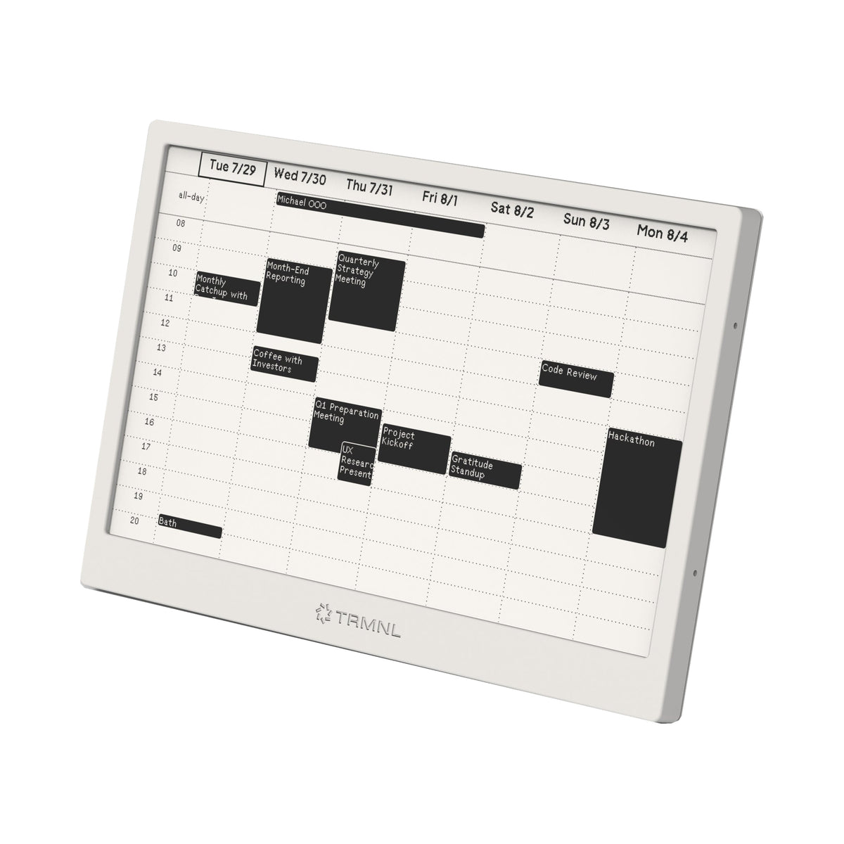 TRMNL Open Source Home Display White