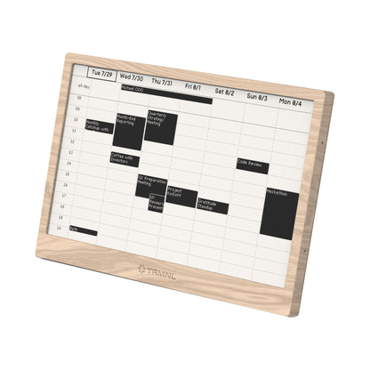 TRMNL Open Source Home Display Light Wood (faux)