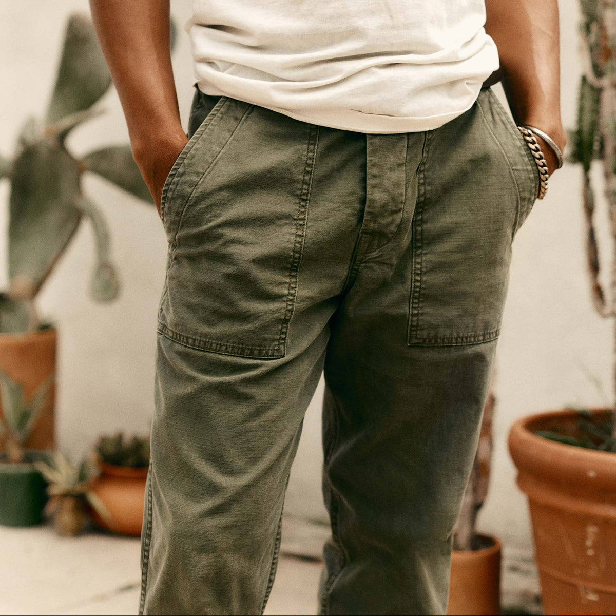 imogene + willie oliver military trouser