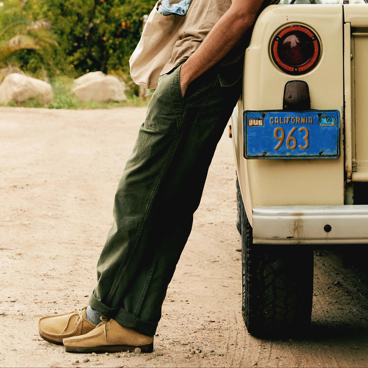imogene + willie oliver military trouser