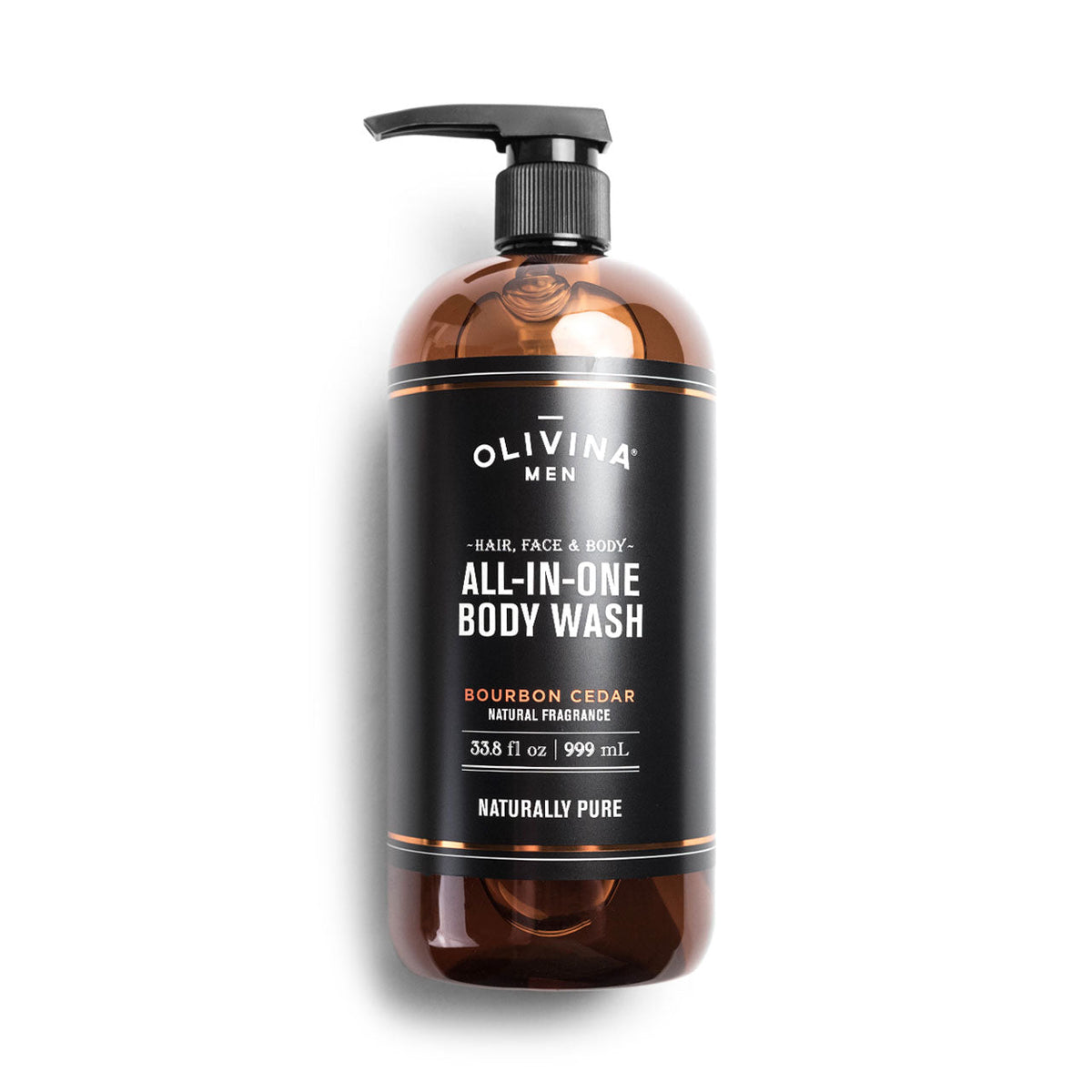 Olivina Natural Body Wash Bourbon Cedar