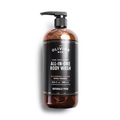 Olivina Natural Body Wash Bourbon Cedar