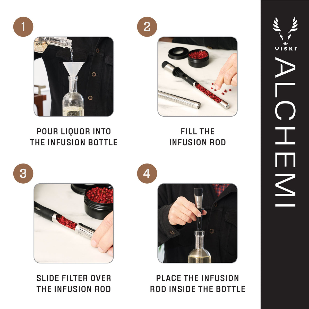 Viski Alchemi Spirits Infusion Kit