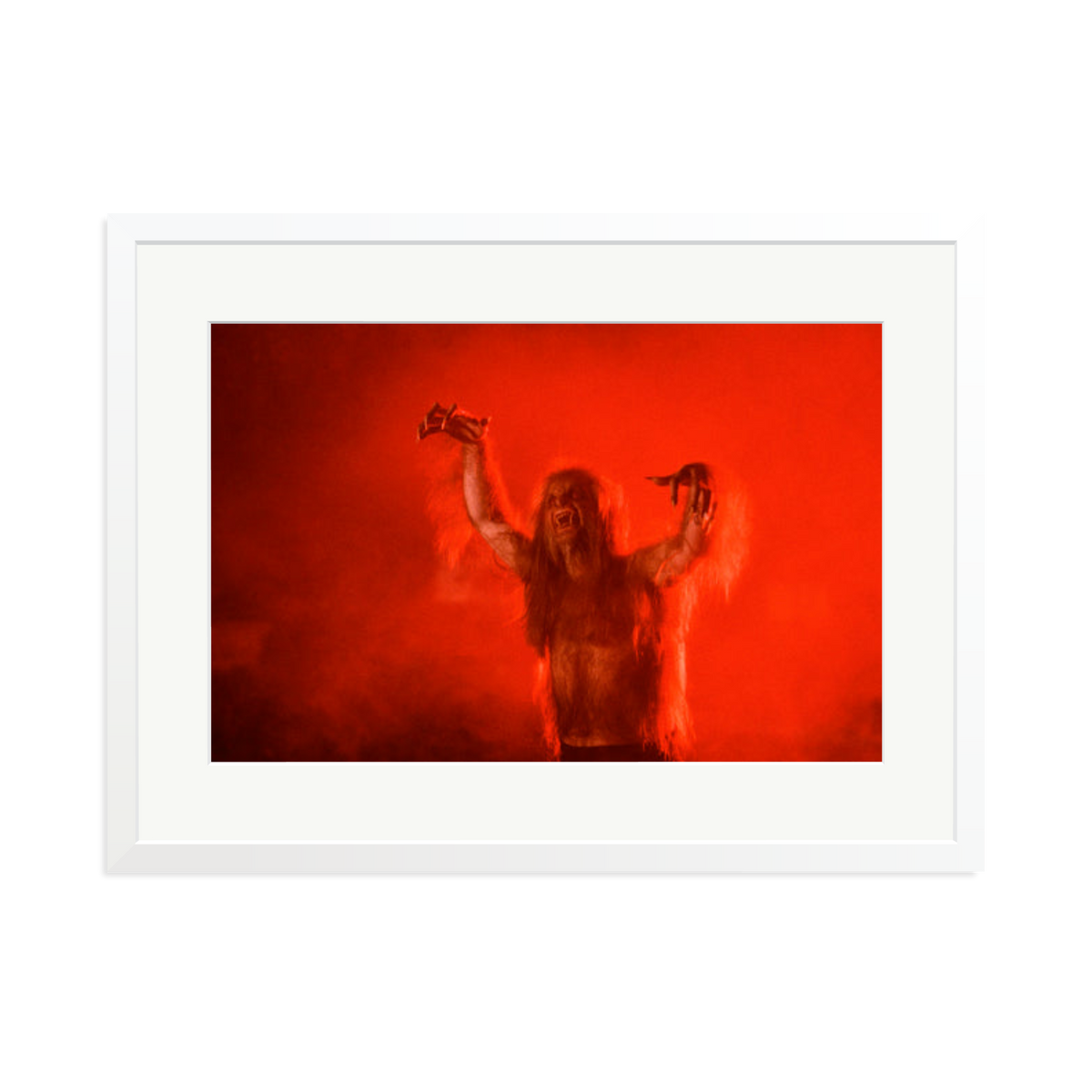 Ozzy Osbourne Bark at the Moon Framed Print White XL