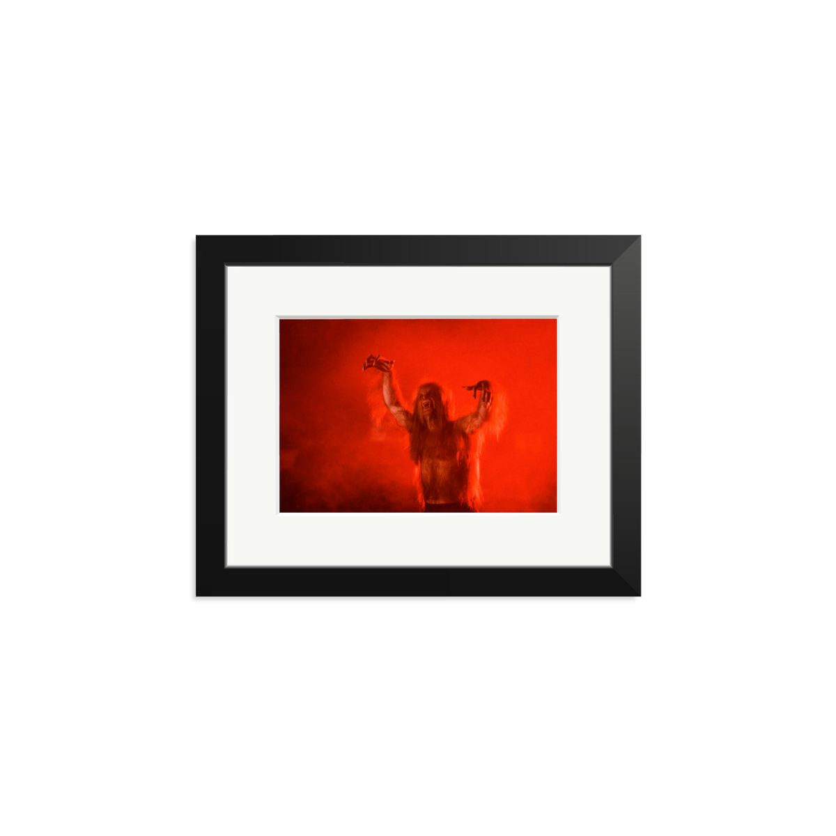 Ozzy Osbourne Bark at the Moon Framed Print Black Small