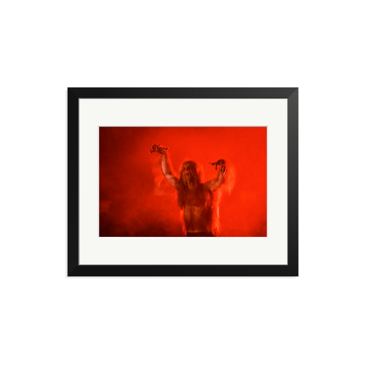 Ozzy Osbourne Bark at the Moon Framed Print Black Medium