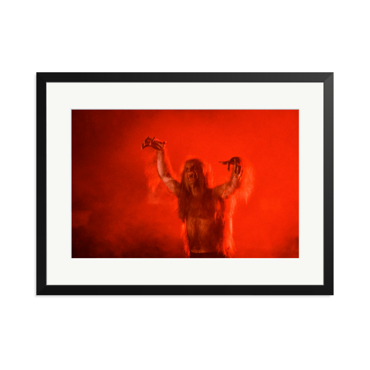 Ozzy Osbourne Bark at the Moon Framed Print Black XL
