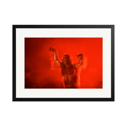 Ozzy Osbourne Bark at the Moon Framed Print Black XL