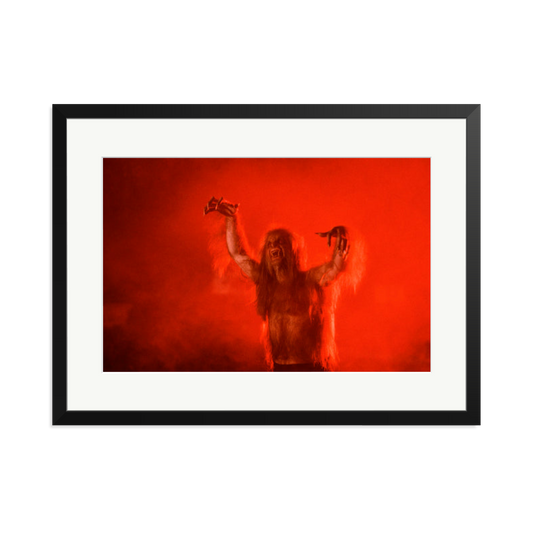 Ozzy Osbourne Bark at the Moon Framed Print Black XL