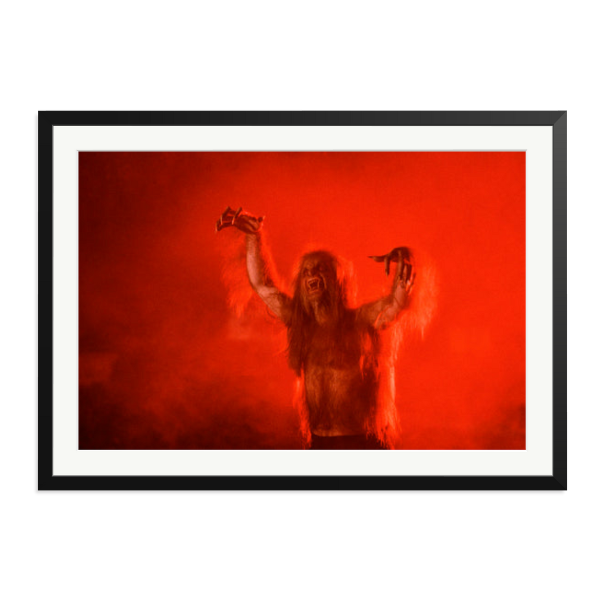 Ozzy Osbourne Bark at the Moon Framed Print Black XXL