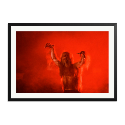 Ozzy Osbourne Bark at the Moon Framed Print Black XXL
