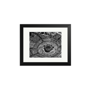 LA Dodgers Stadium Framed Print Black Small