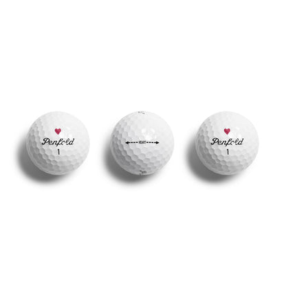 Penfold x Uncrate Heart & Spade Golf Balls