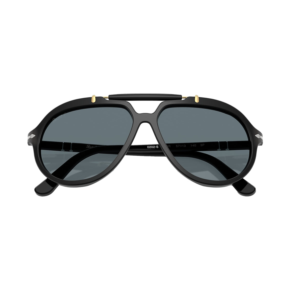 Persol Ayrton Senna Series Sunglasses Black Dark Blue Polar Lens