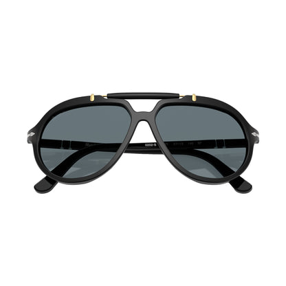 Persol Ayrton Senna Series Sunglasses Black Dark Blue Polar Lens