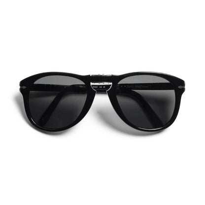 Persol 714 Steve McQueen Sunglasses Black Grey Polar