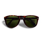 Persol 714 Steve McQueen Sunglasses - Havanna / Green Polar
