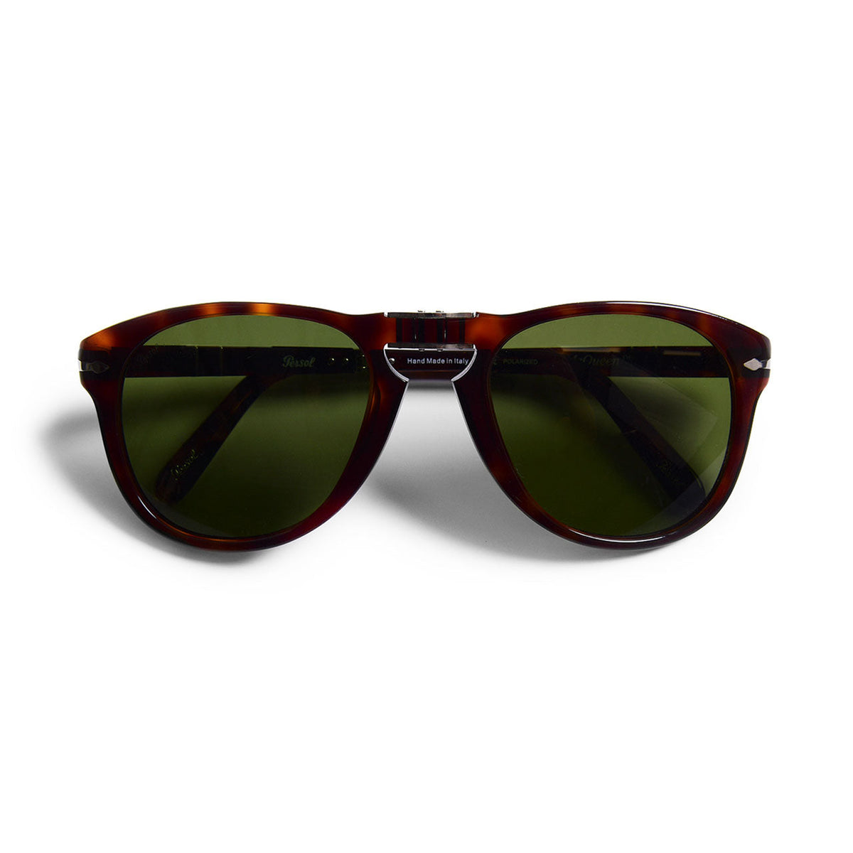 Persol 714 Steve McQueen Sunglasses Havanna Green Polar