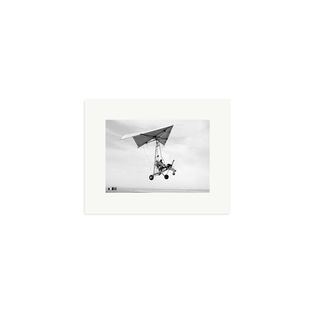 Edwards Air Force Base Paraglider Landing Framed Print Print Only Small