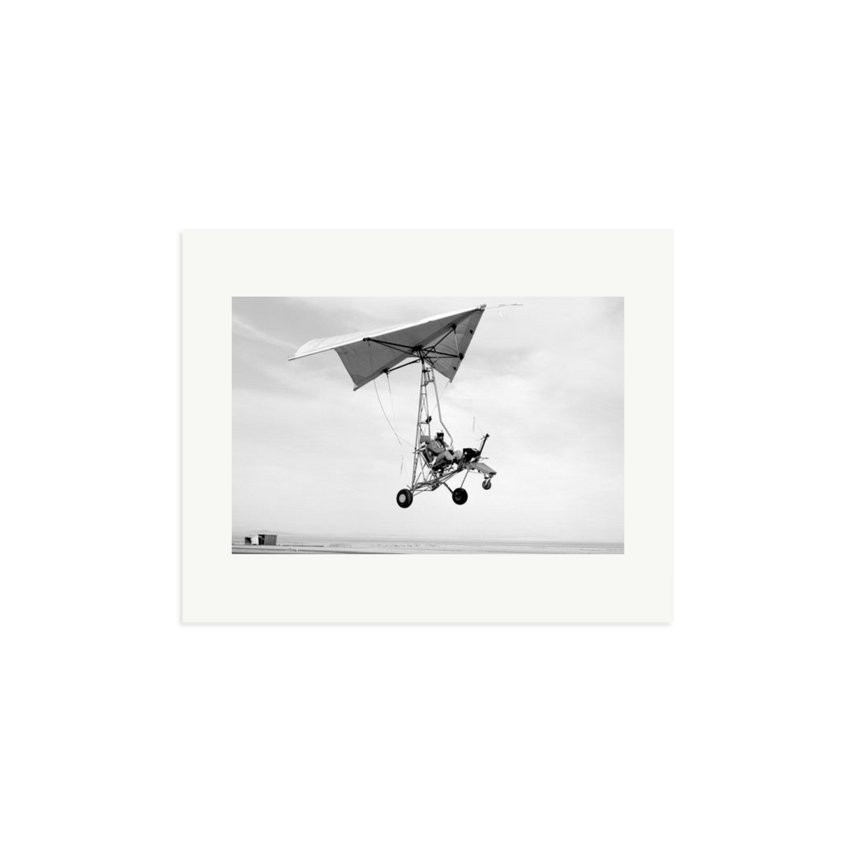 Edwards Air Force Base Paraglider Landing Framed Print Print Only Medium
