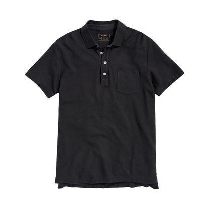 Billy Reid Pique Pensacola Polo Black