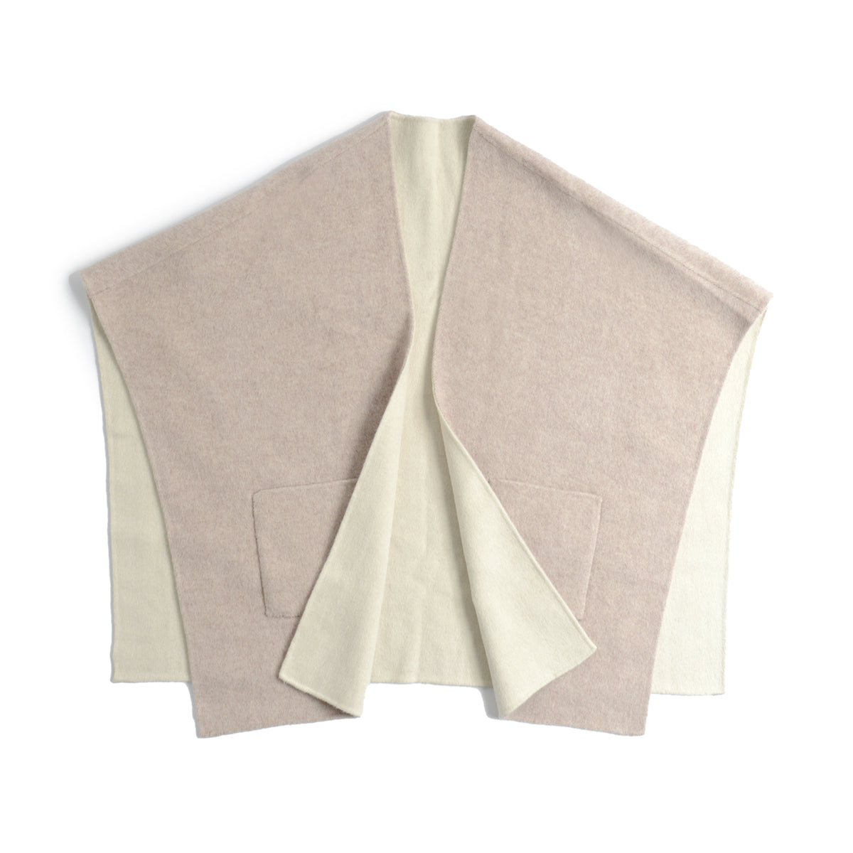 Pissenlit Reversible Cashmere Silk Cape