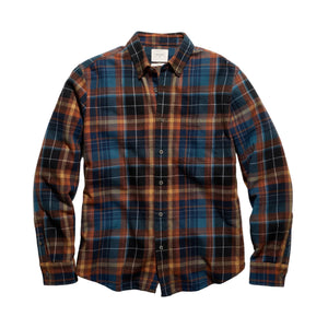 Billy Reid Micro Block Plaid Tuscumbia Shirt