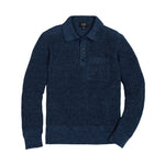 Rivay Porto Linen Cotton Sweater in Indigo - Indigo