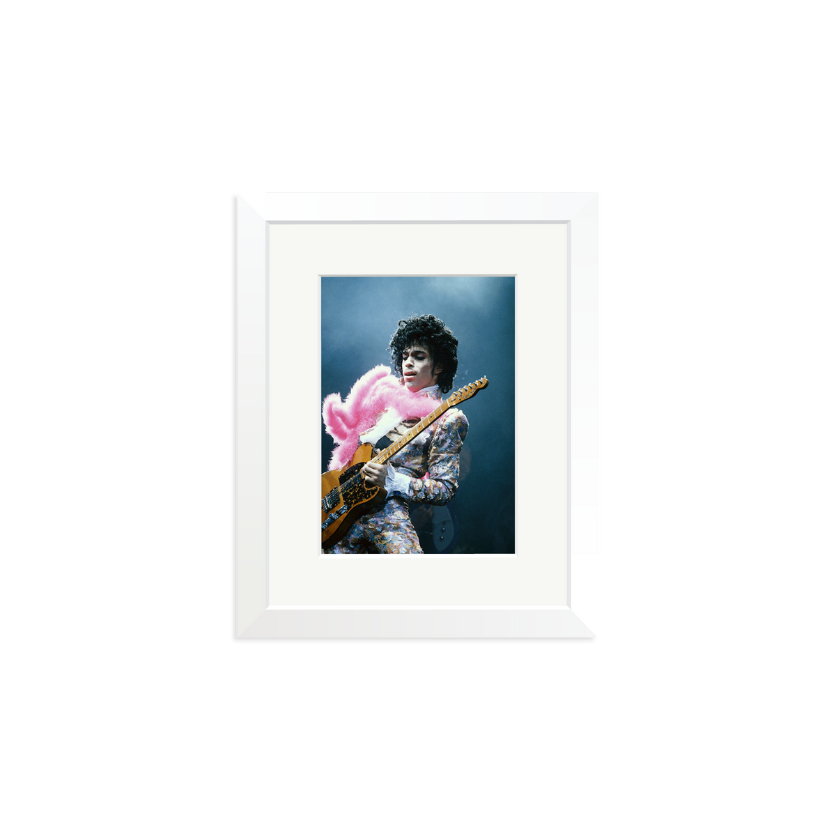 Prince in Los Angeles 1985 White Small