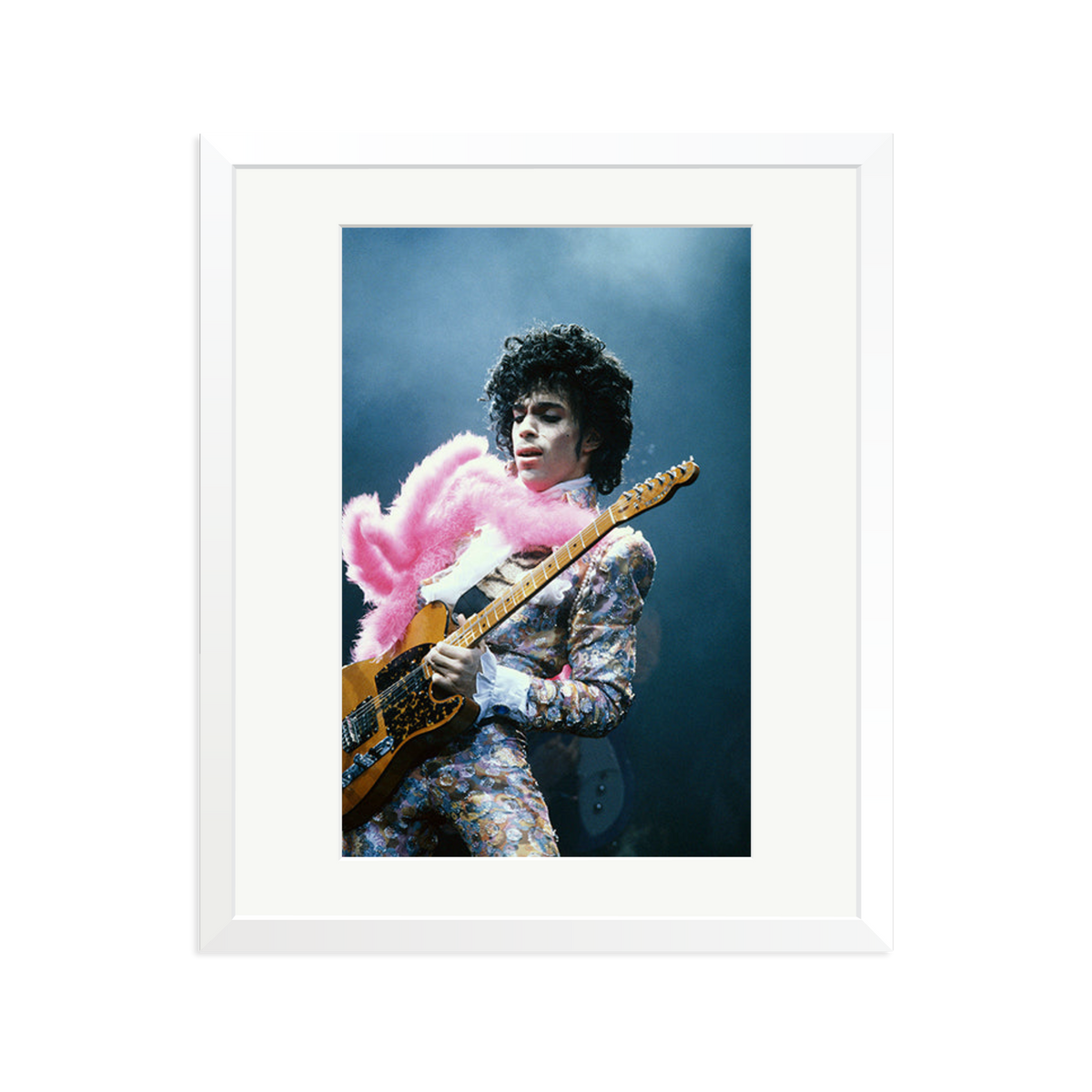 Prince in Los Angeles 1985 White Large