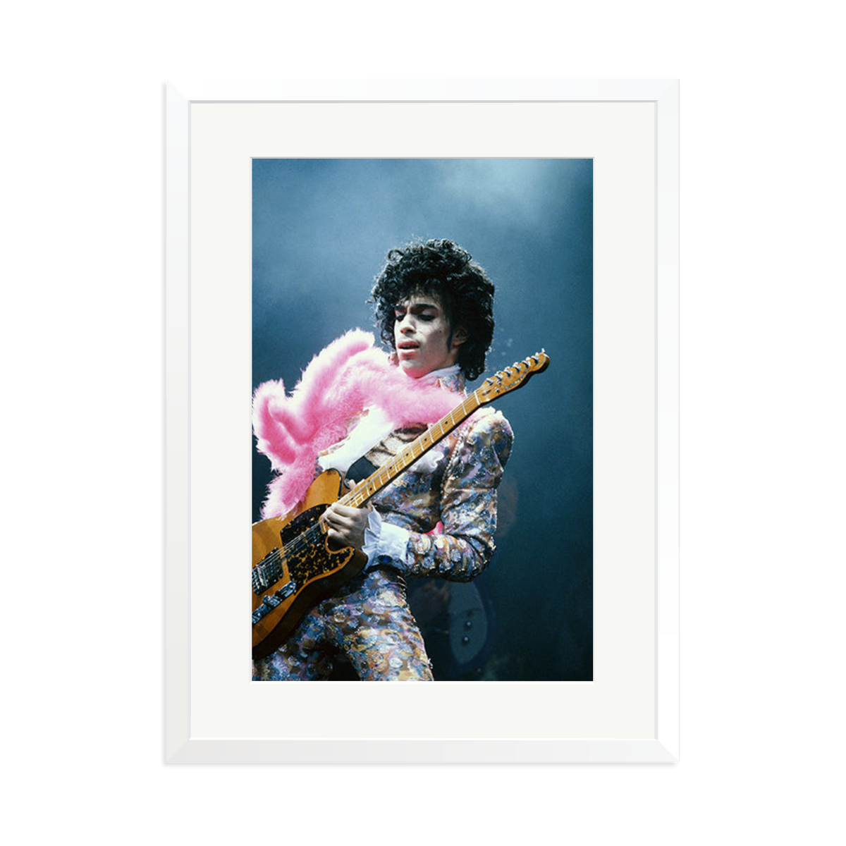 Prince in Los Angeles 1985 White XL