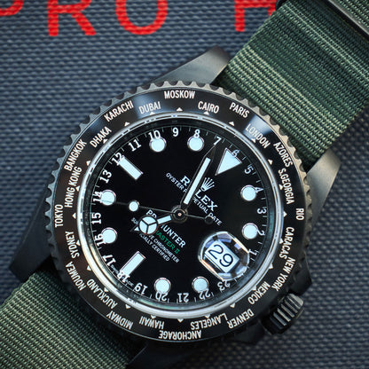 Pro Hunter World Time Stealth Watch