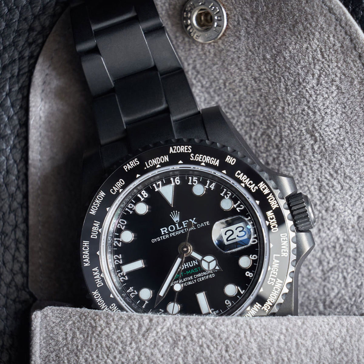 Pro Hunter World Time Stealth Watch