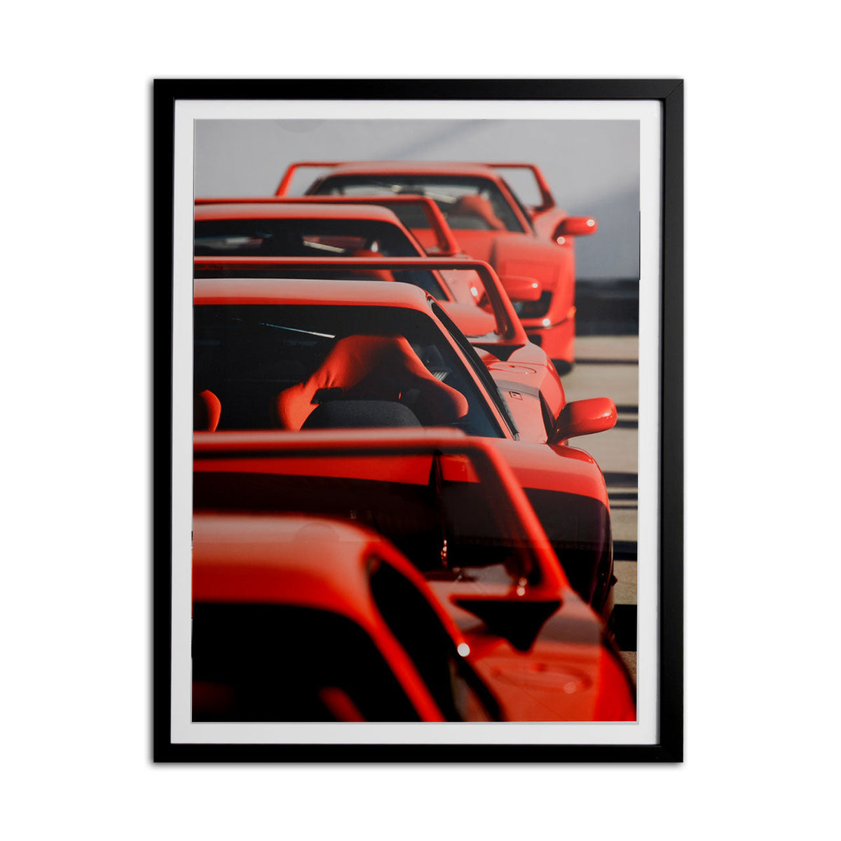 Quattro Ferrari F40 Framed Print Black Frame