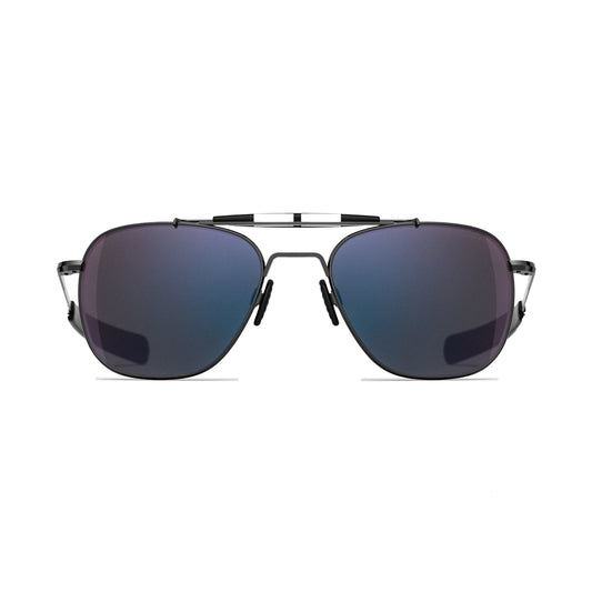 Randolph x Shelby Aviator II Sunglasses Black Chrome