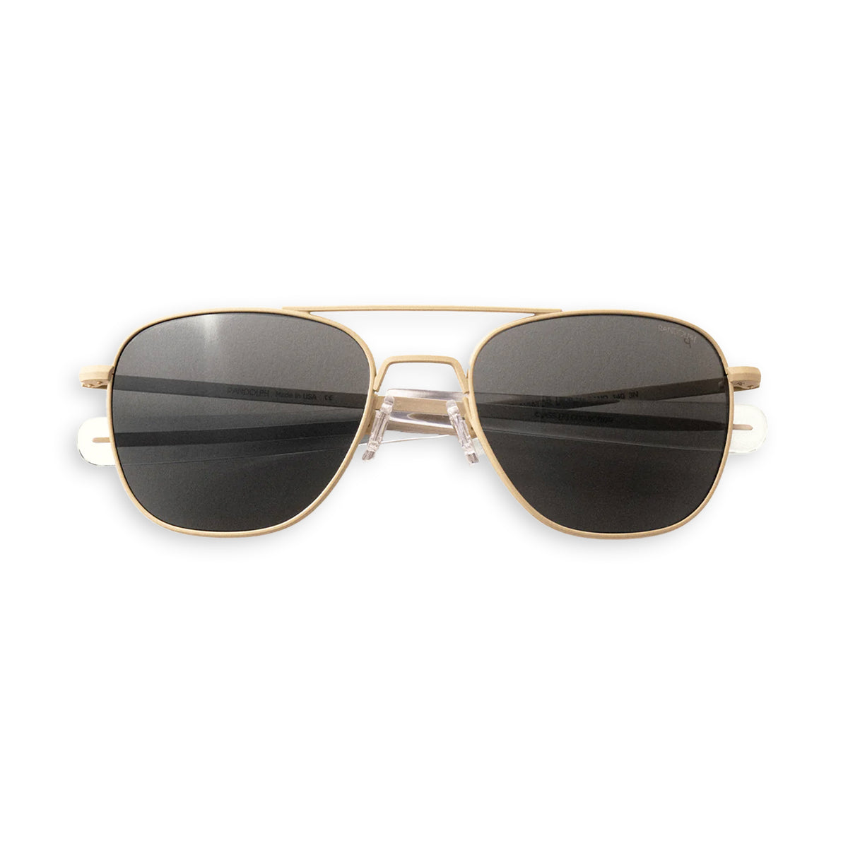 Randolph Class A Aviator Sunglasses Desert Sand