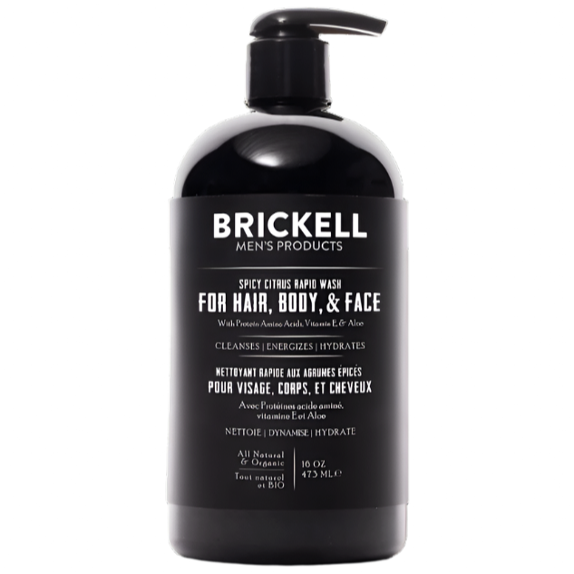 Brickell All in One Wash 16 oz Spicy Citrus