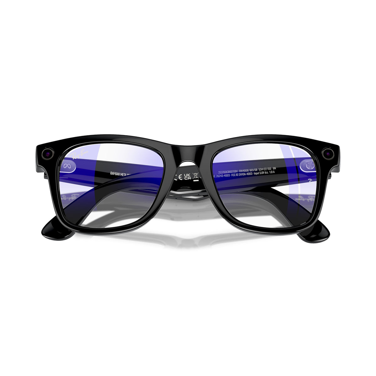 Ray-Ban x Meta Wayfarer 2.0 Smartglasses Black Clear
