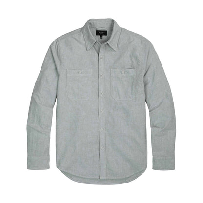 Rivay Bridges Oxford Workshirt in Olive Olive