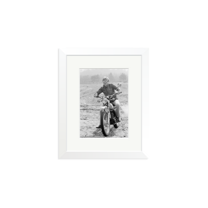 Robert Redford by Terry O'Neill 1975 Framed Print White Small